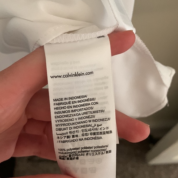 Calvin Klein peplum tank top - Picture 4 of 4